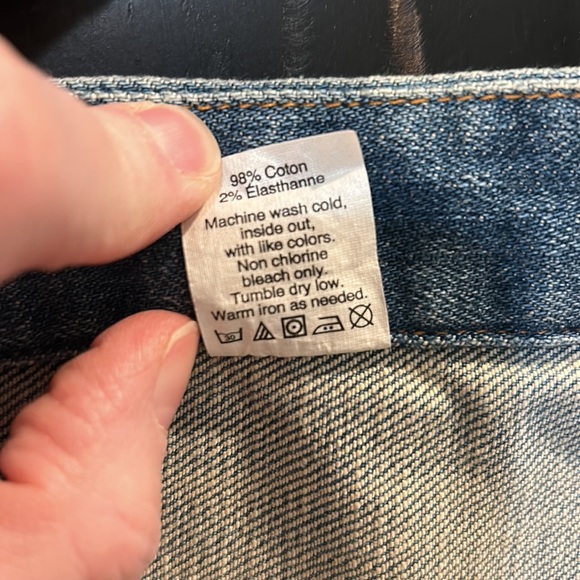 J Crew distressed jean jacket. - Picture 4 of 7